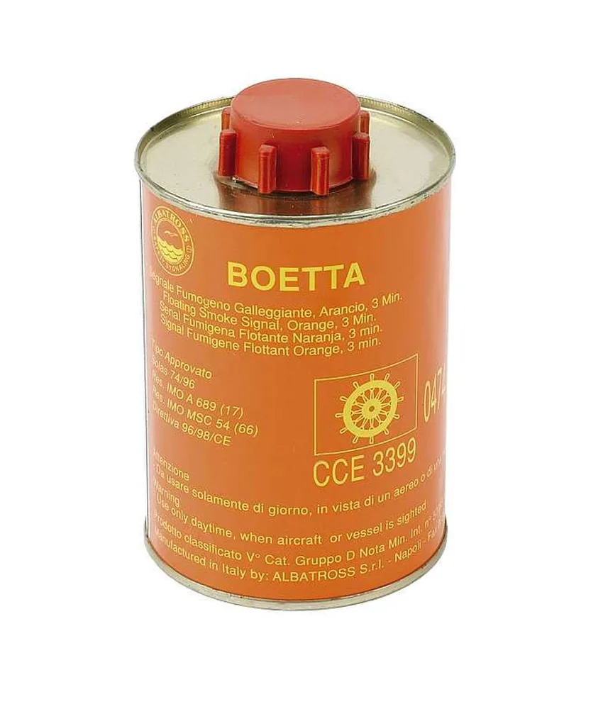 Boetta fumogena arancione, altezza: 120 mm - peso: gr.500