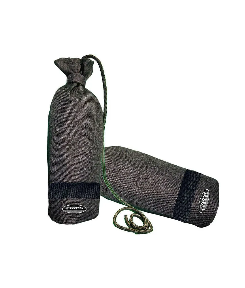 Sacco lancio 20-25 mt Black Tactic, forma compatta - chiusura a velcro