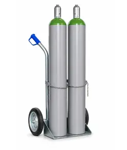 Carrello porta bombola biposto