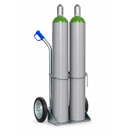 Carrello porta bombola biposto