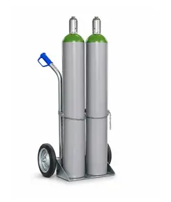 Carrello porta bombola biposto