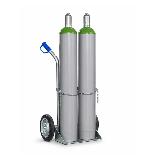 Carrello porta bombola biposto