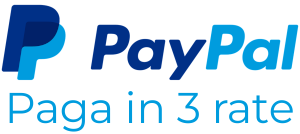 Modalità di pagamento: Paypal paga in 3 rate