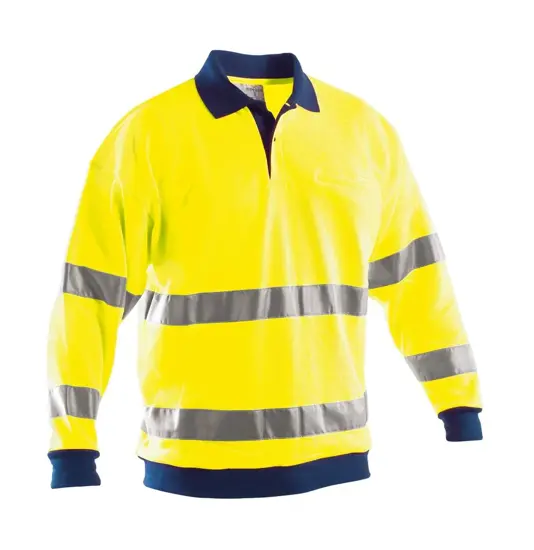 Felpa a polo alta visibilità P&P Loyal AVX17206
