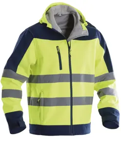Giacca Softshell alta visibilità P&P Loyal Bright