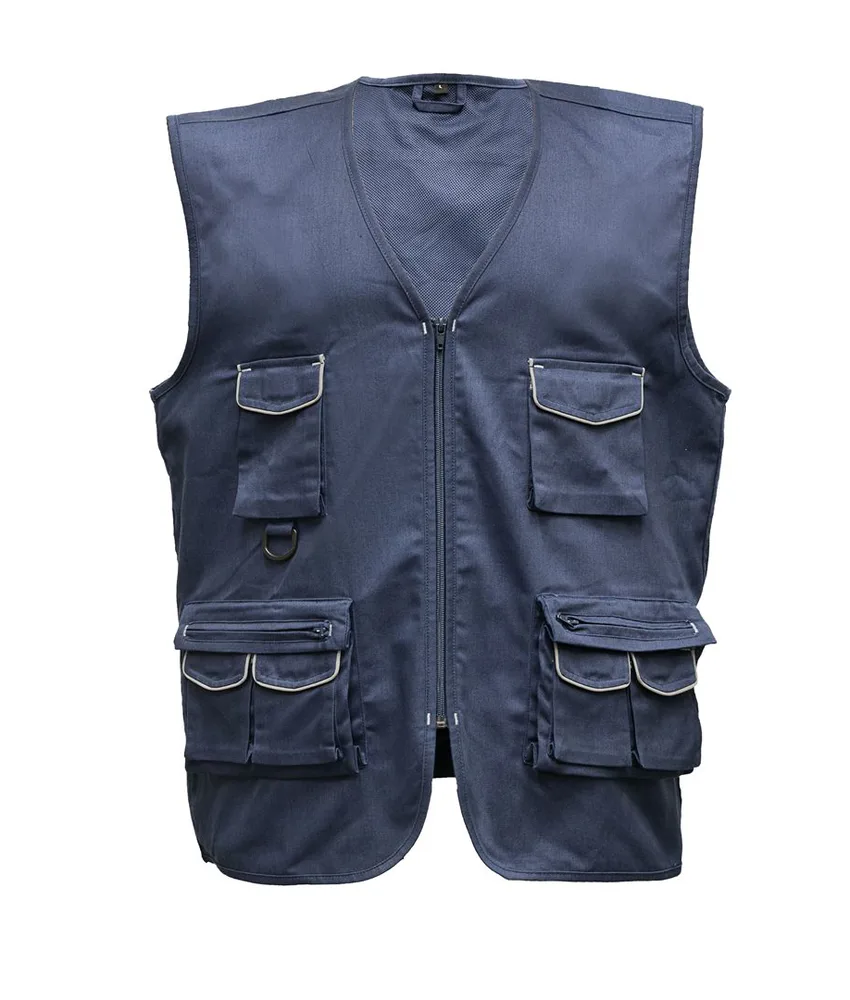 Gilet multitasche P&P Loyal Caddy, retina interna antisudore - 8 tasche