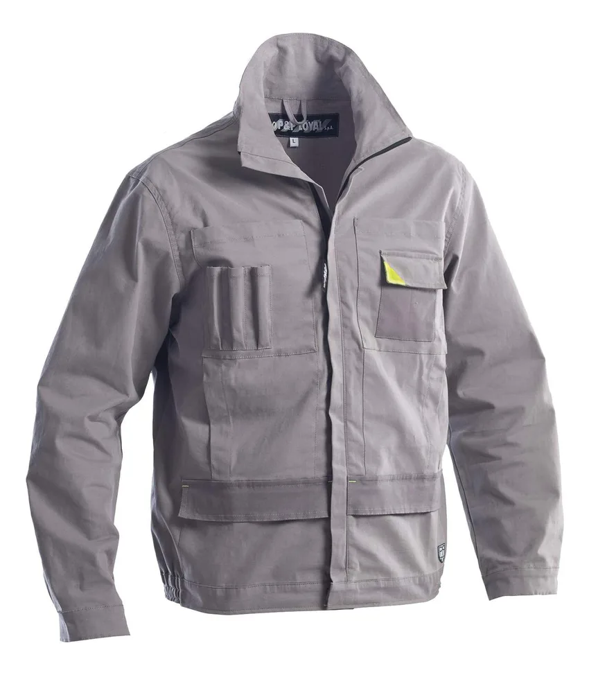Giubbotto da lavoro P&P Loyal Powerful, chiusura anteriore con cerniera - elasticizzato