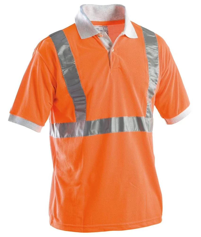 Polo alta visibilità P&P Loyal AVX11301, manica corta