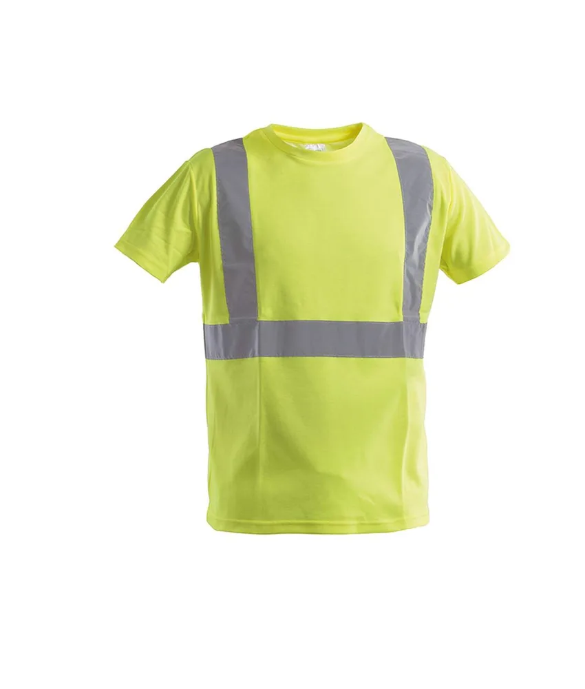 T-shirt alta visibilità P&P Loyal AVC14202, girocollo - maniche corte