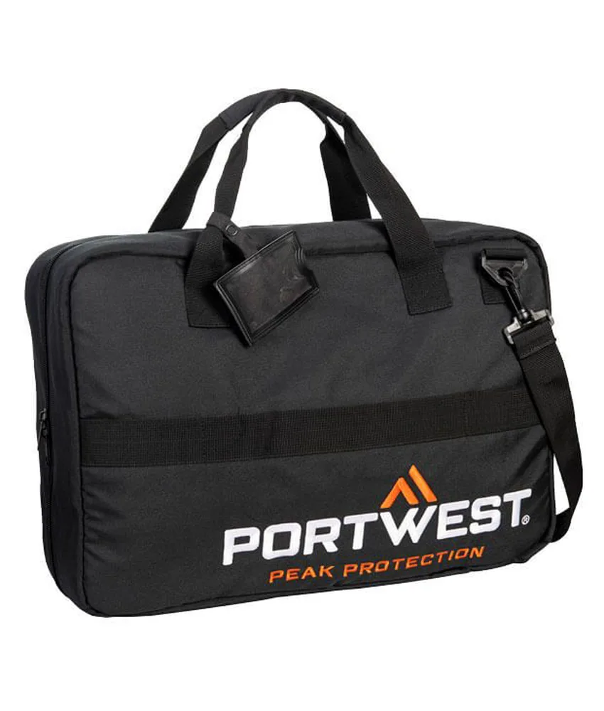 Borsa espositiva per guanti, con tasche per 36 paia di guanti - spallacci ergonomici staccabili