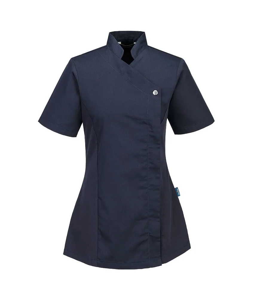 Camice da lavoro per donna Portwest, 65% poliestere, 35% cotone 190g - apertura frontale con zip