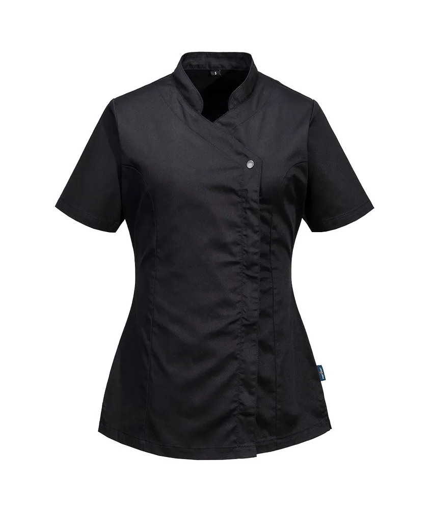 Camice da lavoro per donna Portwest, 65% poliestere, 35% cotone 190g - apertura frontale con zip
