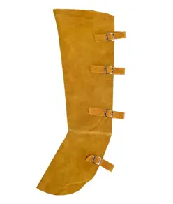Copri stivali in pelle proteggono i piedi e le
gambe durante la saldatura