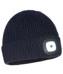 Cuffia con luce a led ricaricabile USB Portwest B033