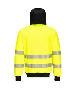 Felpa ad alta visibilità con cappuccio Portwest PW327