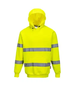 Felpa alta visibilità con cappuccio Portwest B304
