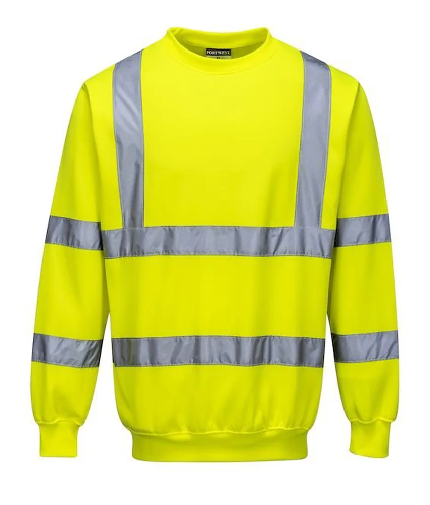 Felpa alta visibilità Portwest B303, 65% poliestere e 35% cotone - colori vari