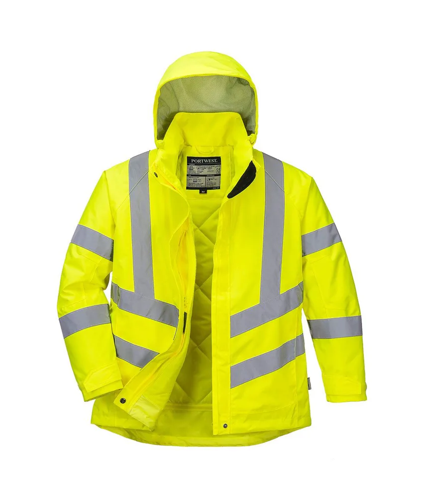 Giacca alta visibilità Portwest LW74, Giacca invernale donna - impermeabile e isolante
