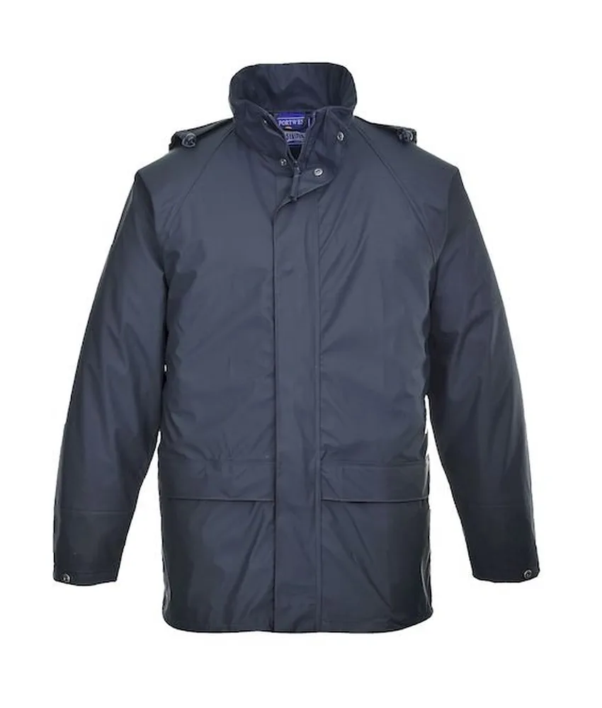 Giacca antipioggia Portwest S450, impermeabile in Sealtex - cappuccio a scomparsa