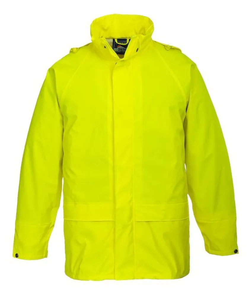 Giacca antipioggia Portwest S450, impermeabile in Sealtex - cappuccio a scomparsa