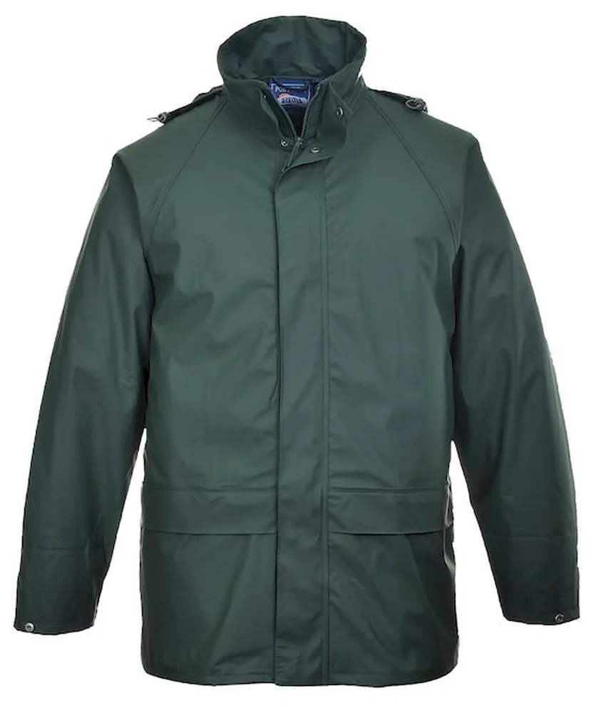Giacca antipioggia Portwest S450, impermeabile in Sealtex - cappuccio a scomparsa