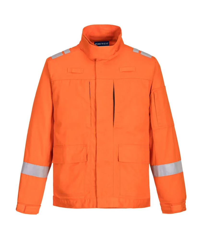 Giacca da lavoro leggera in Bizflame Plus Portwest FR601, antistatica - per saldatura - Bizflame plus