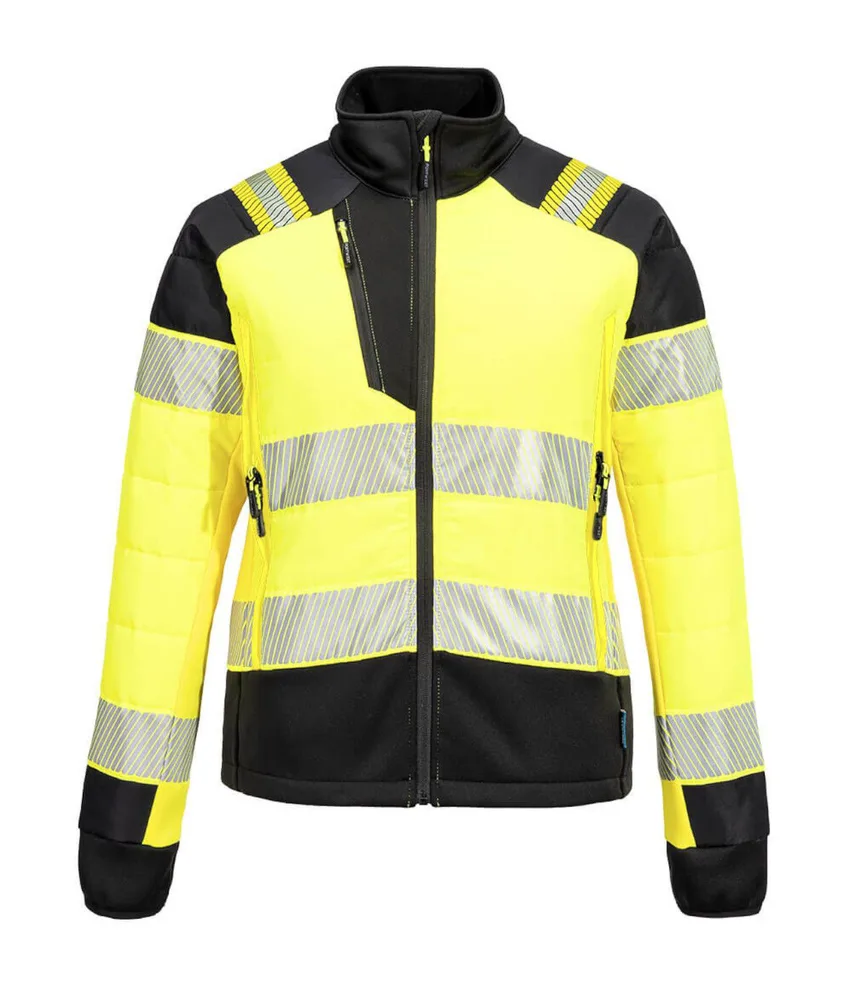 Giacca imbottita da donna Portwest T171, alta visibilità - comfort elevato