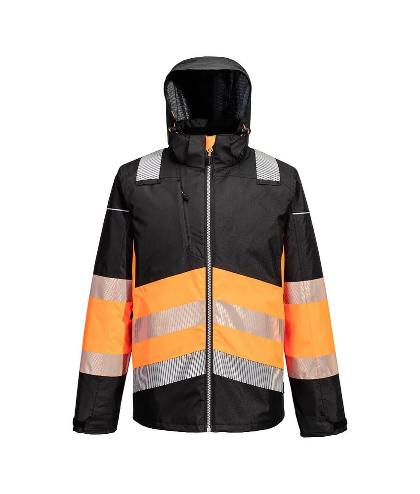 Giacca invernale alta visibilità Portwest, 100% Poliestere 170g - protezione dal freddo certificata fino a -40°C