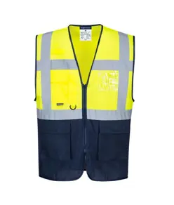 Gilet Bicolore Alta Visibilità in poliestere  in offerta