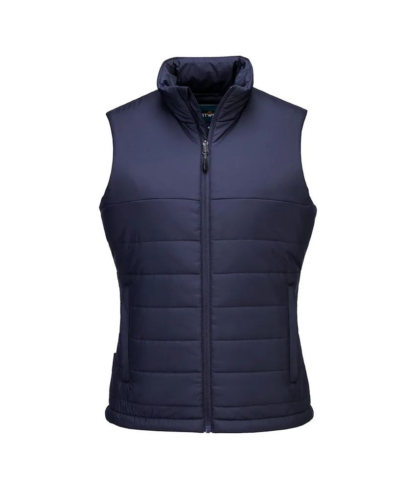 Gilet da lavoro da donna Portwest Insulated Baffle, traspirante, antivento e resistente all'acqua - 3 tasche ampie