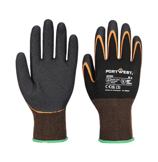 Guanti a doppia spalmatura in nitrile sul palmo Portwest Grip 15
