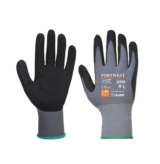 guanti da lavoro leggeri in Nylon e Nitrile Portwest A350