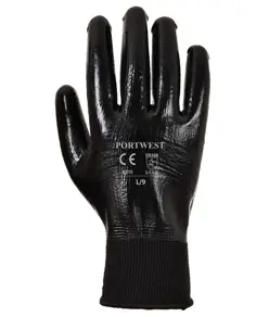 guanti da lavoro nylon con spalmatura completa in nitrile