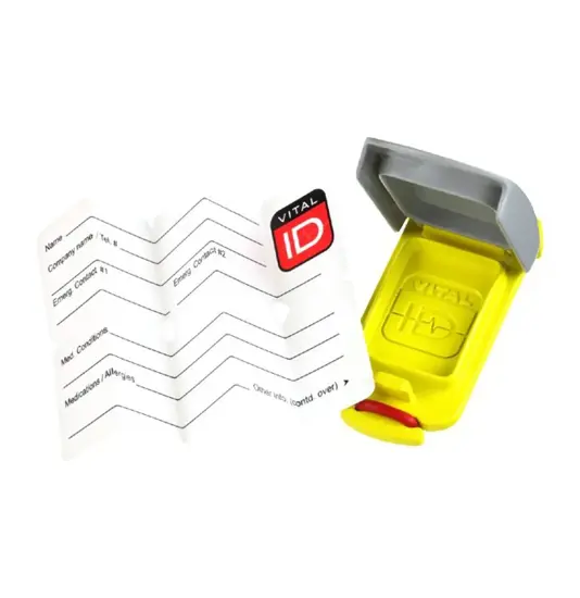 ID Universale con anello allungabile.