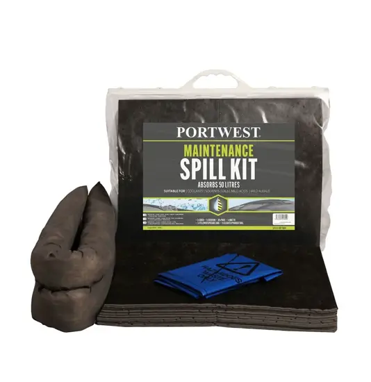 kit di prodotti assorbenti per liquidi industriali Portwest SM30