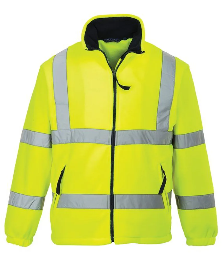 Maglione alta visibilità Portwest F300, pile - multitasche