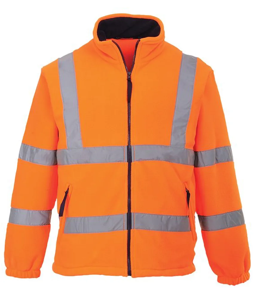 Maglione alta visibilità Portwest F300, pile - multitasche