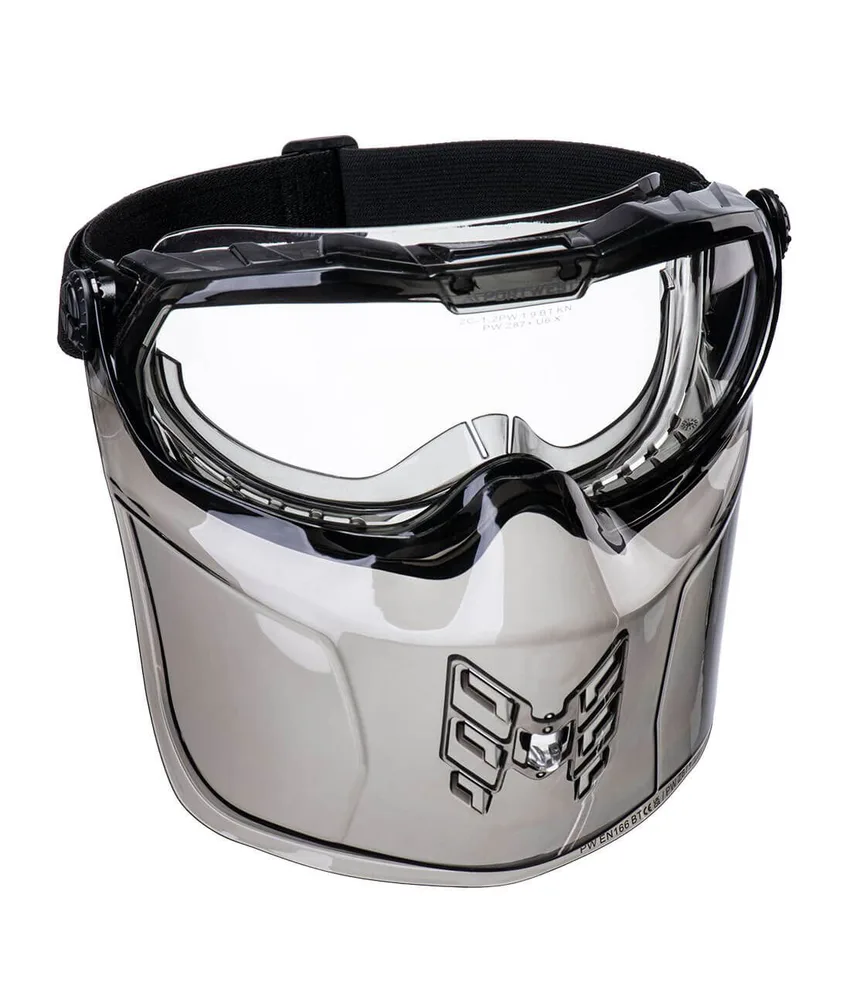 Occhiali di protezione Portwest Ultra Safe, con ventilazione indiretta - trattamento anti graffio di alto livello