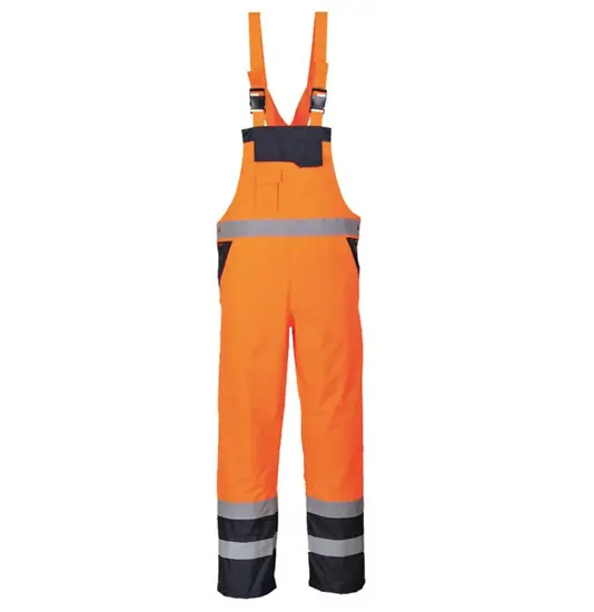 Pantaloni a pettorina invernali alta visibilità Portwest S489