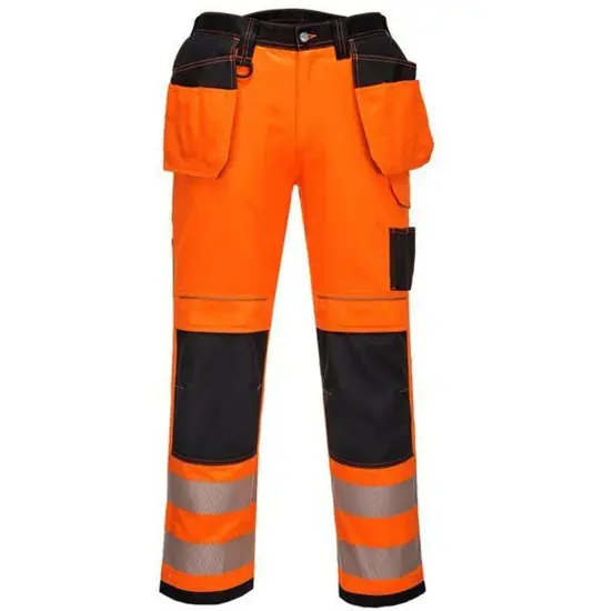 Pantaloni alta visibilità multitasche Portwest PW306