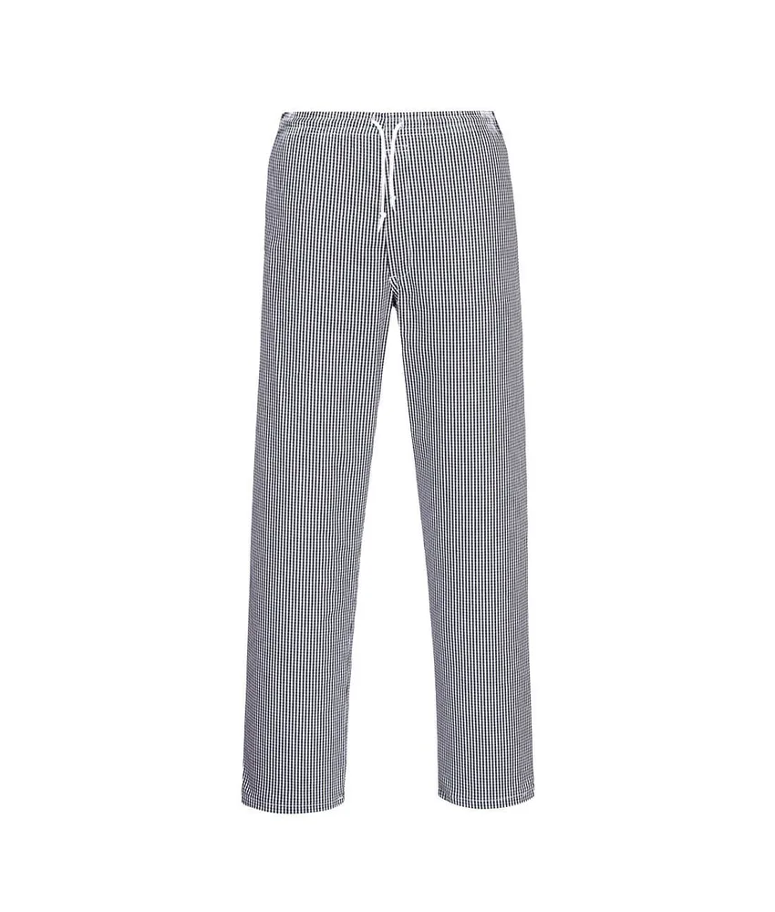 Pantaloni da cuoco Portwest C079, elasticizzati - 100% cotone