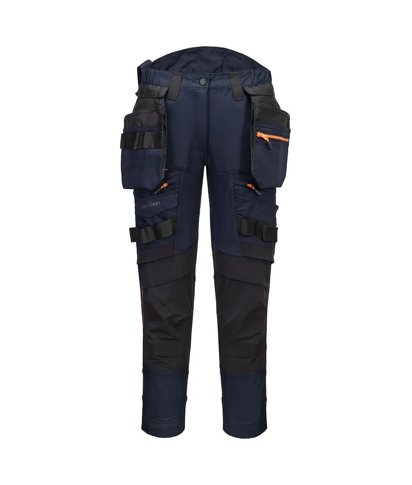 Pantaloni da donna Portwest DX4, con tasca staccabili - colori vari