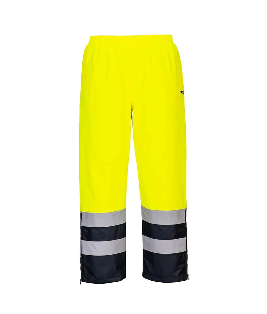 Pantaloni da lavoro ad alta visibilità Portwest, impermeabile - traspiranti - tessuto eco-sostenibile