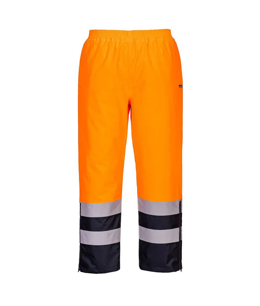 Pantaloni da lavoro ad alta visibilità Portwest, impermeabile - traspiranti - tessuto eco-sostenibile