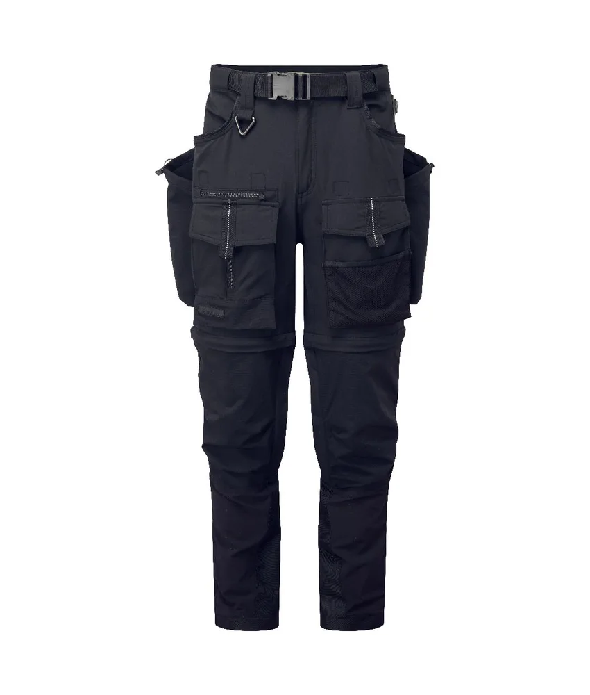 Pantaloni da lavoro modulari 3 in 1 Portwest, tessuto stretch 4 vie - 15 tasche
