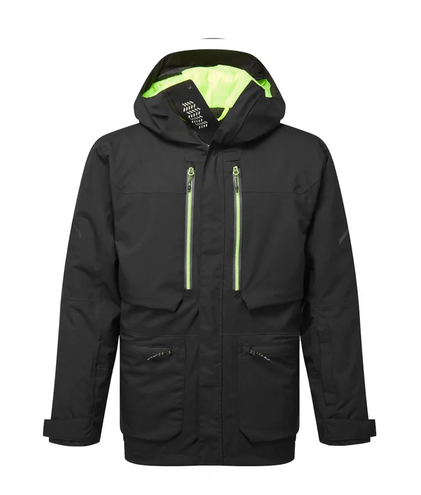 Parka invernale da lavoro Portwest EV4, tessuto elastico dinamico e altamente isolante - profilo ergonomico - polsini antivento