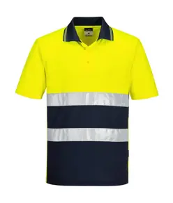 Polo a contrasto ad alta visibilità Portwest S175