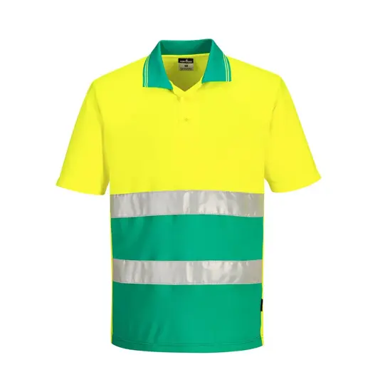 Polo a contrasto ad alta visibilità Portwest S175