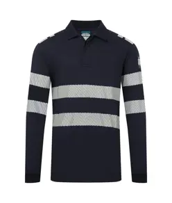 Polo a maniche lunghe ignifuga Portwest