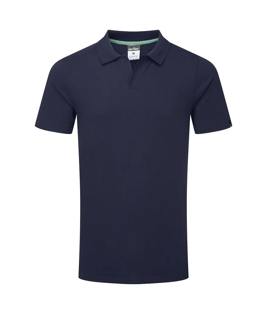 Polo da lavoro Portwest, 100% cotone organico 210g - ideale per l'abbigliamento aziendale e da lavoro